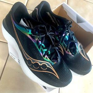 Saucony Endorphin Pro 3 Size 13 Men NWT Black Carbon Plate Running Shoe Sneaker